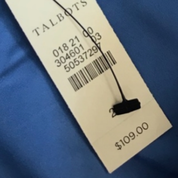 Talbot's Sky Blue Tulip Trim Plus Size 20 Skirt ONE DAY SALE ❤️🔥 - Picture 3 of 3